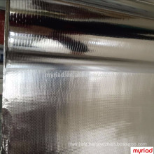 Aluminum Foil Woven Fabric, foil insulation,Reflective And Silver Roofing Material Aluminum Foil Faced Lamination